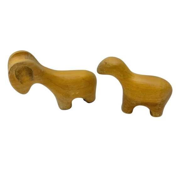 Antonio Vitali Vintage Creative Playthings 8 pcs Wood Farm Animals Playforms MCM - Picture 4 of 10